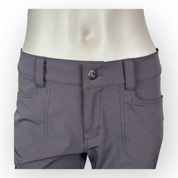 EMS Women's Gray Straight Leg Mid-Rise Hiking Pants 4 Short - Picture 4 of 12